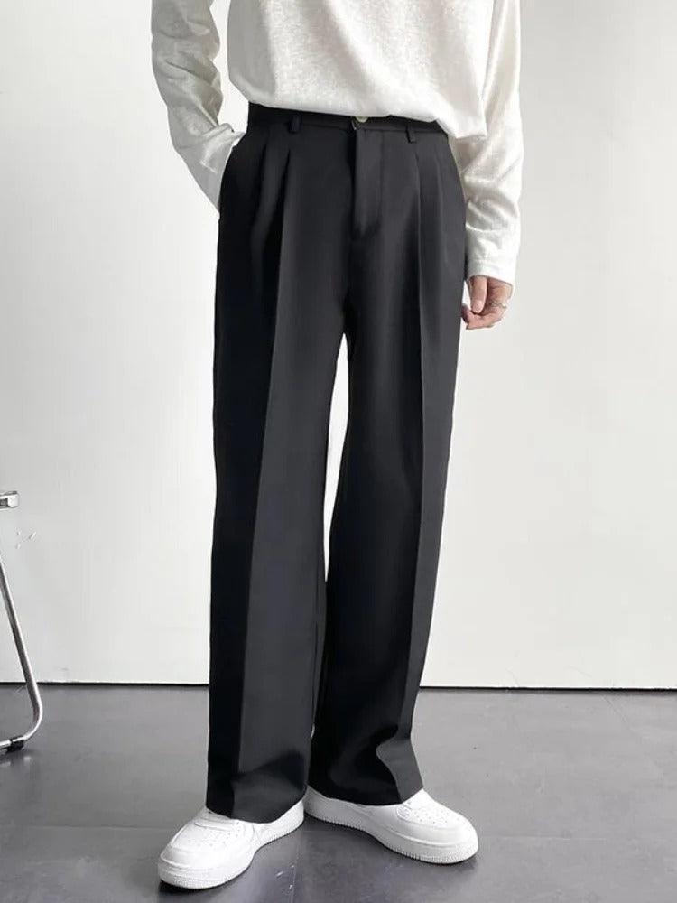 Pantalon drapé rétro