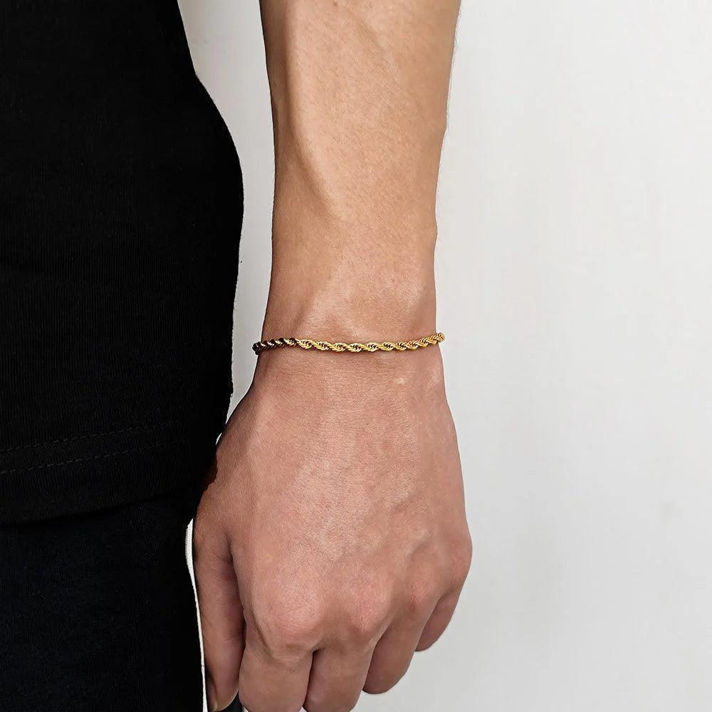 Rope chain bracelet