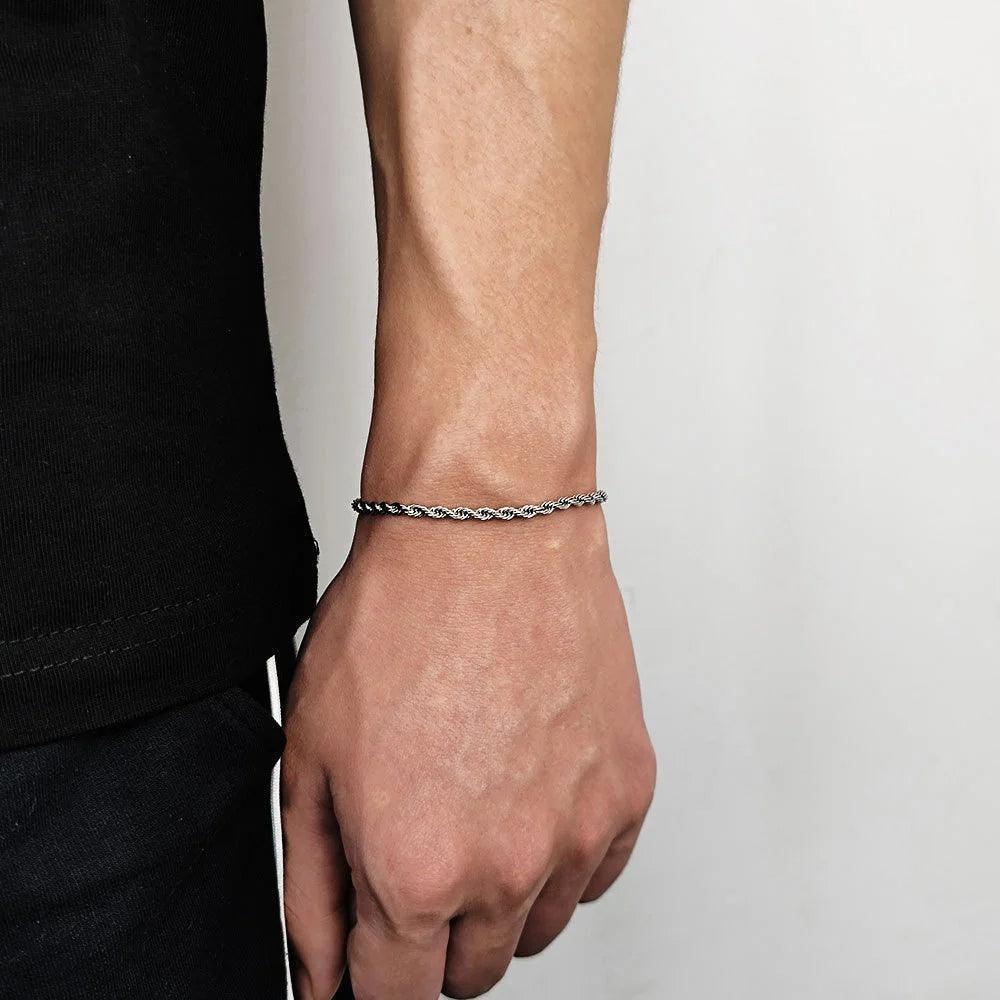 Rope chain bracelet