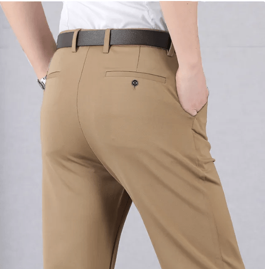 Pantalon classique hautement extensible pour hommes