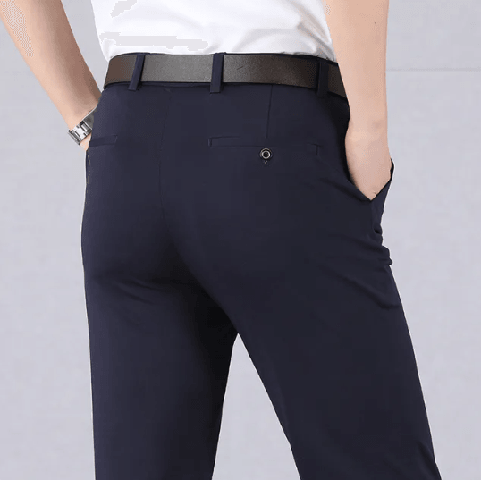 Pantalon classique hautement extensible pour hommes