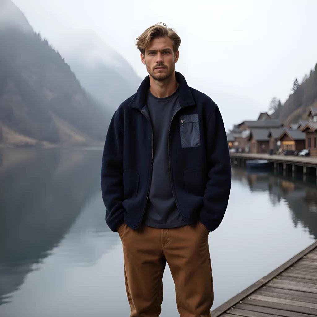 Veste en laine d'agneau Belmont